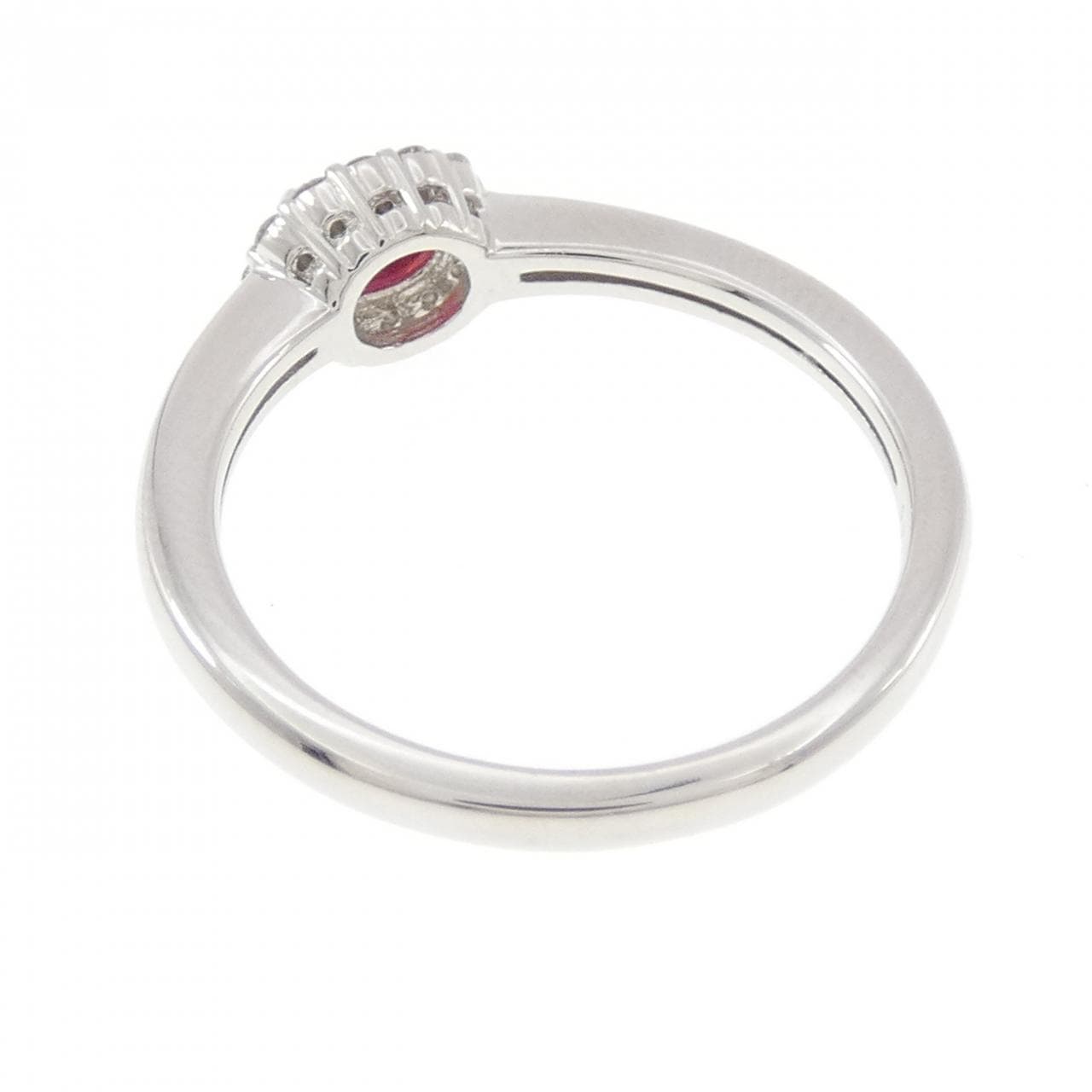 PT950 ルビー リング 0.25CT