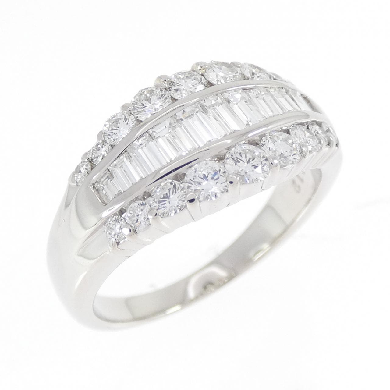 PT900 ダイヤモンド リング 1.12CT