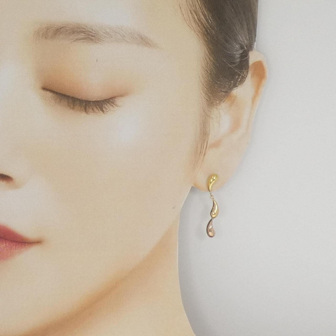 K18YG/K18PG ピアス