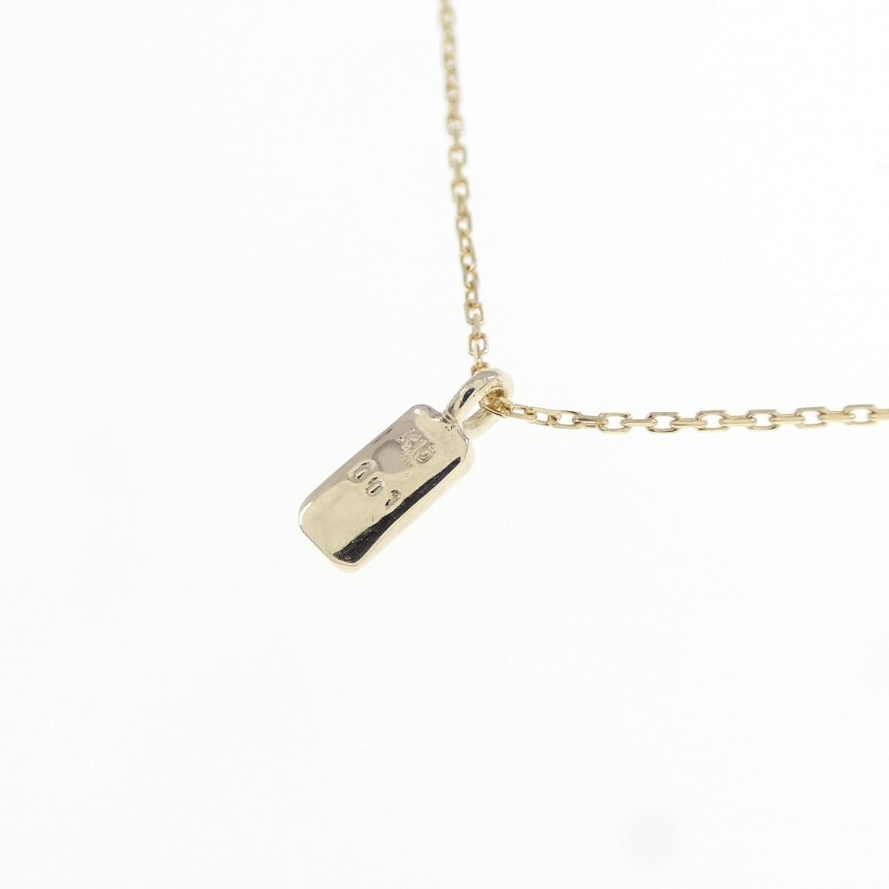 K10YG ダイヤモンド ネックレス 0.01CT