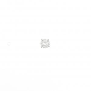 PT900/PT950 ソリティア ダイヤモンド ピアス 0.16CT 片耳