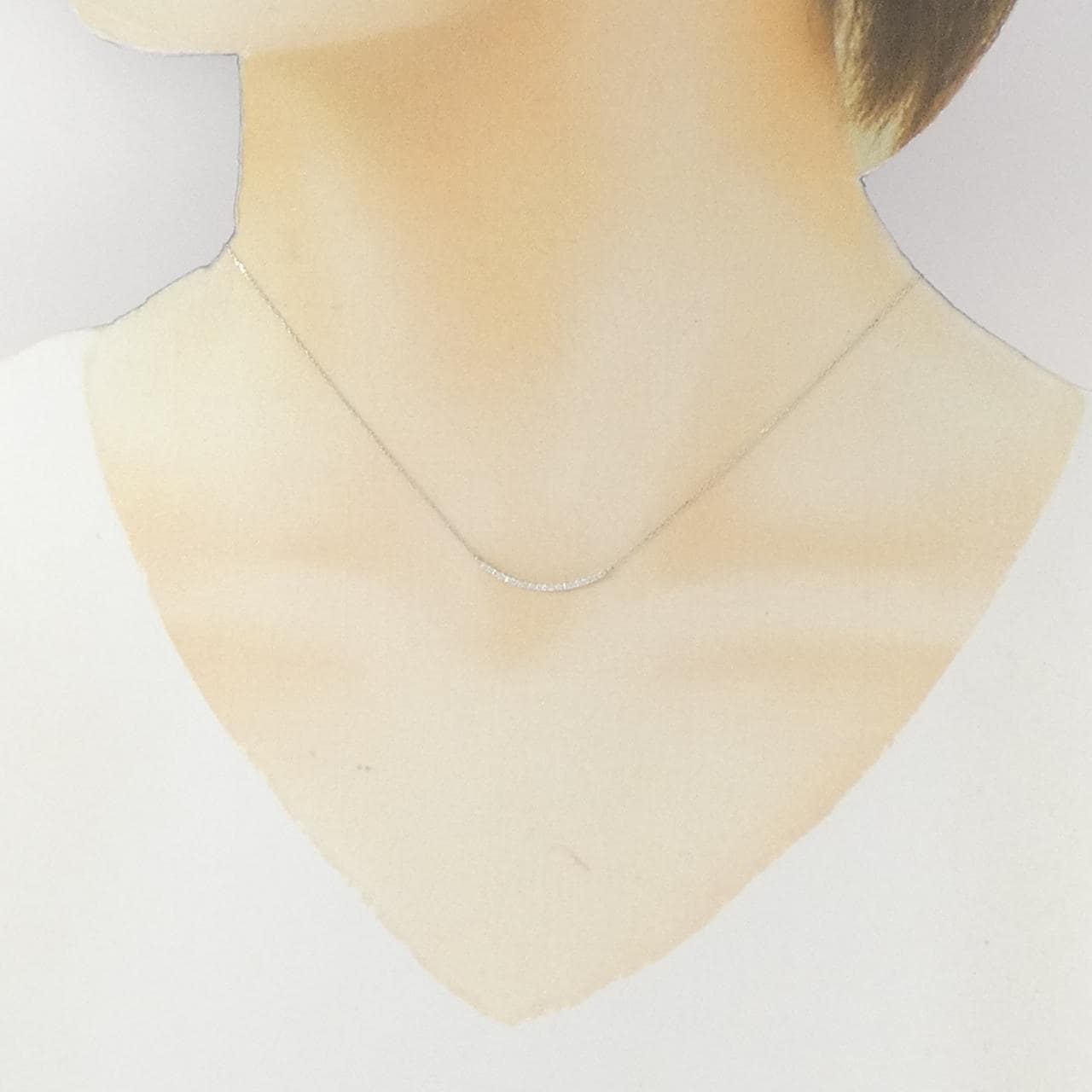 PT950/PT850 ダイヤモンド ネックレス 0.06CT