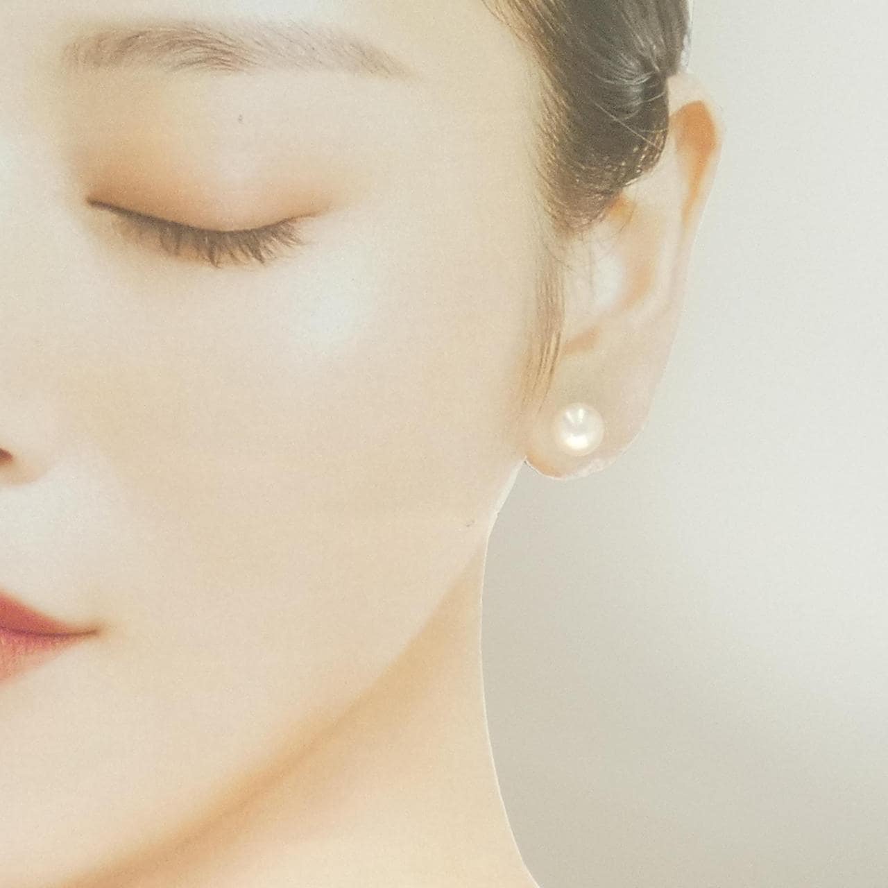 K18YG アコヤパール ピアス 8.5mm