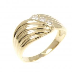 K18YG ダイヤモンド リング 0.15CT