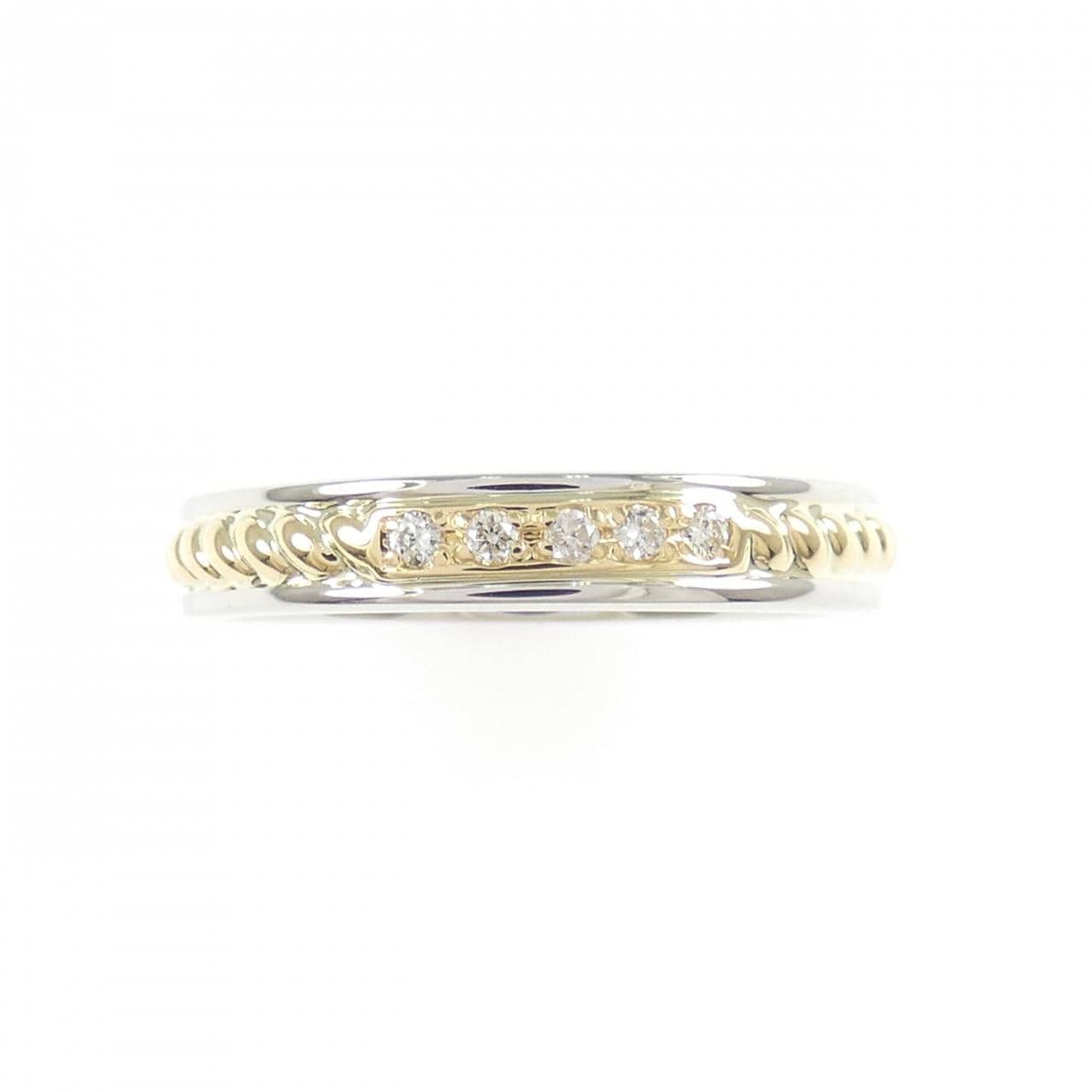 PT900/K18YG ダイヤモンド リング 0.05CT