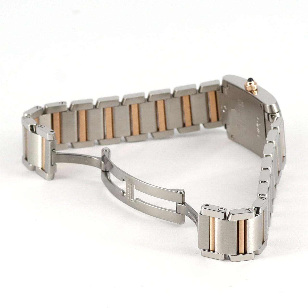Cartier Tank Française SM PG Combi W51027Q4 SSxPG石英