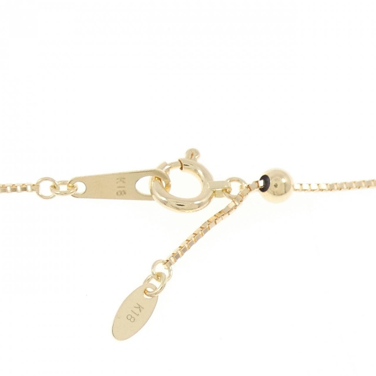 K18YG ダイヤモンド ネックレス 0.10CT