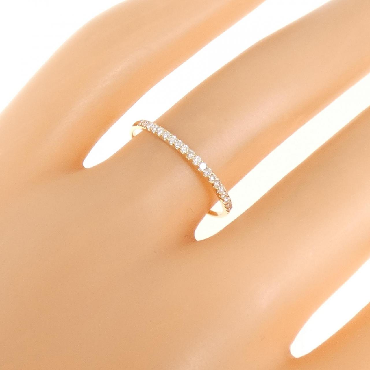 【リメイク】K18YG ダイヤモンド リング 0.10CT