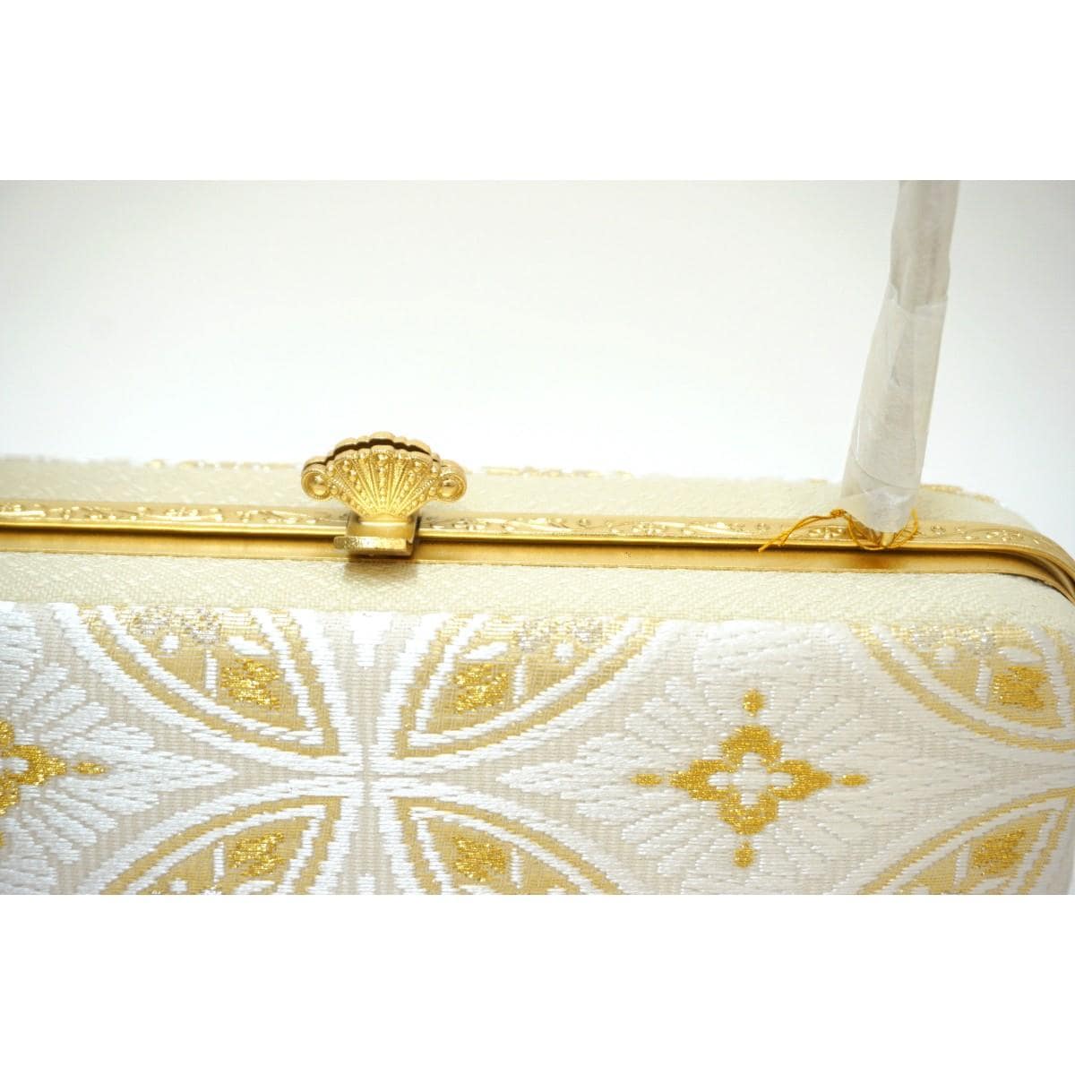 【新品】草履バッグセット　白梅　Ｌサイズ