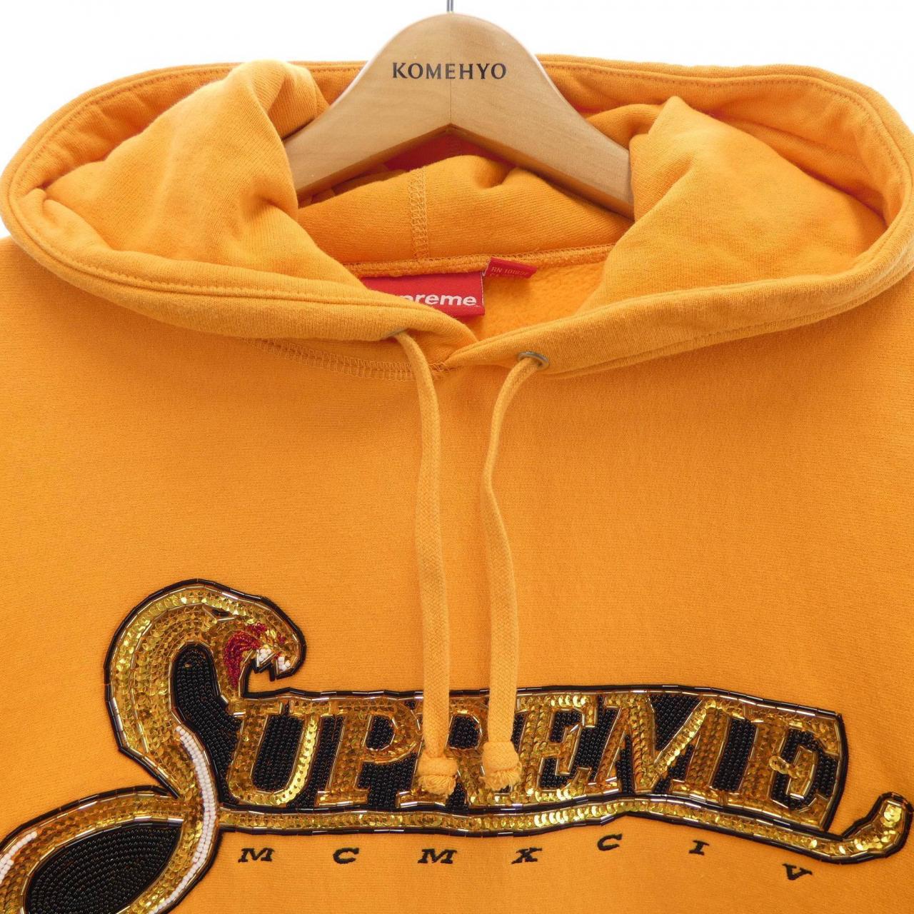 シュプリーム SUPREME SEQUIN VIPER HOODED パーカー