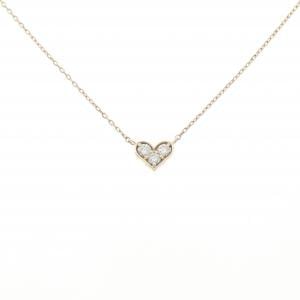 ポンテヴェキオ ハート ダイヤモンド ネックレス 0.08CT