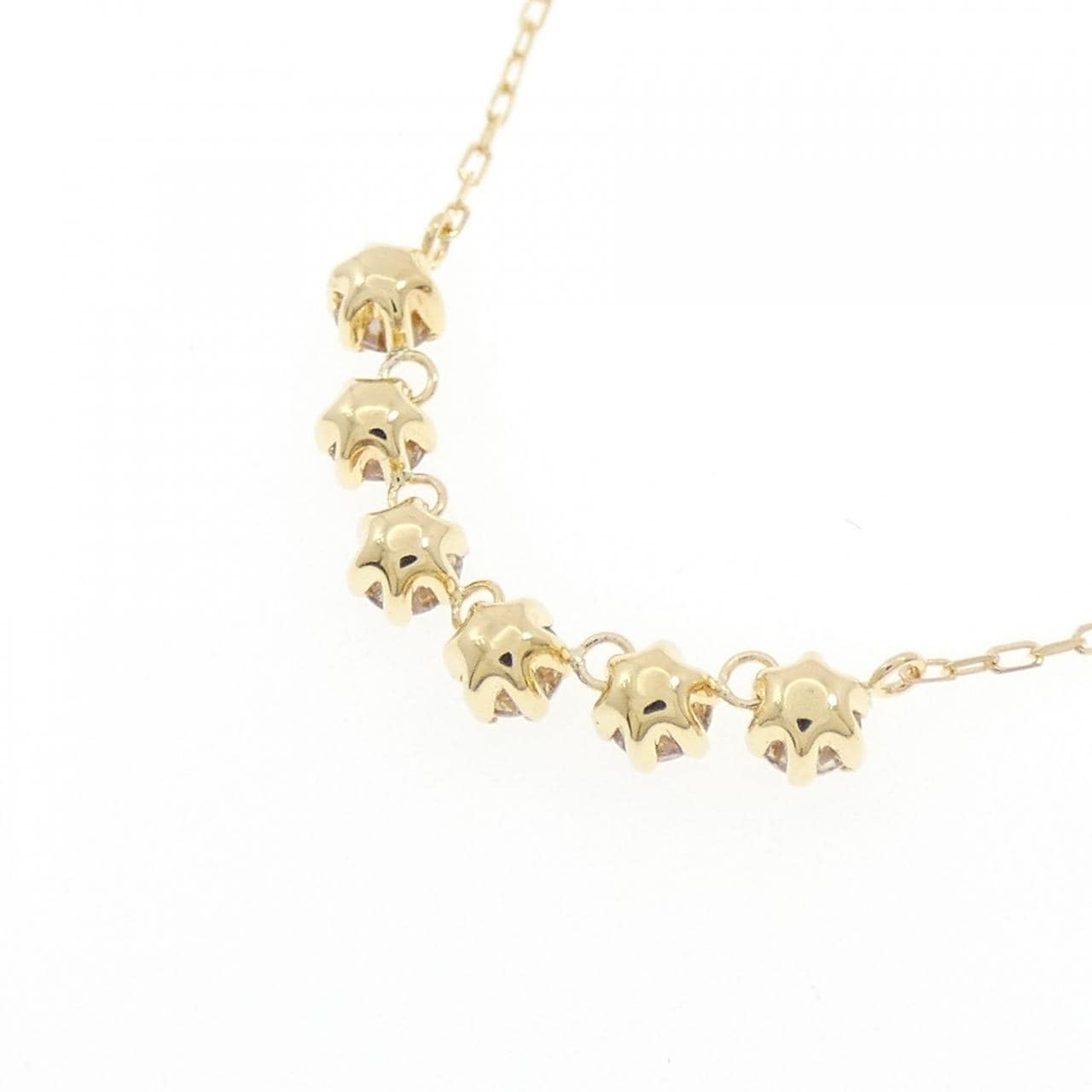 K18YG ダイヤモンド ネックレス 0.50CT