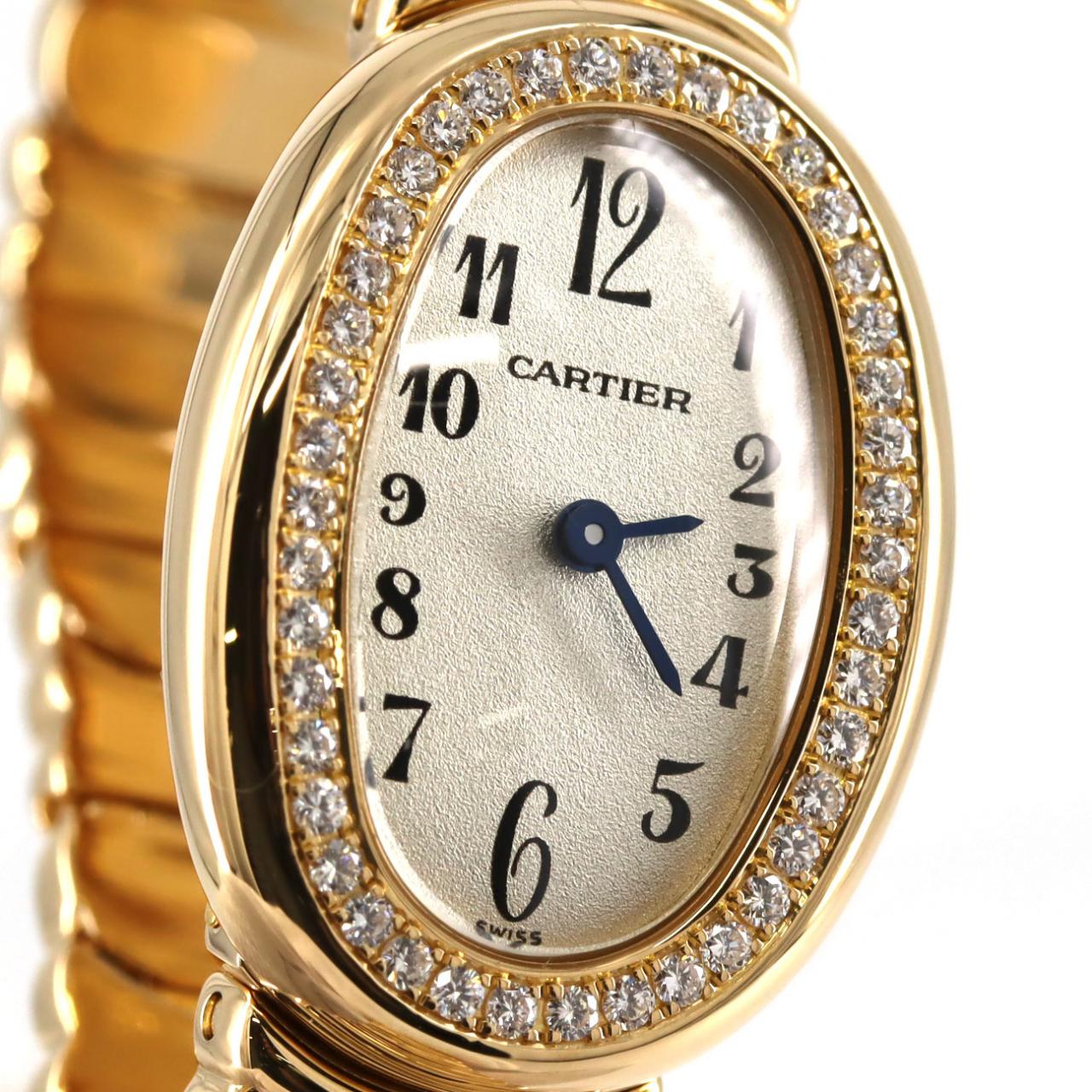 カルティエ ミニベニュワール YG/D WB5047D8 YG クォーツ