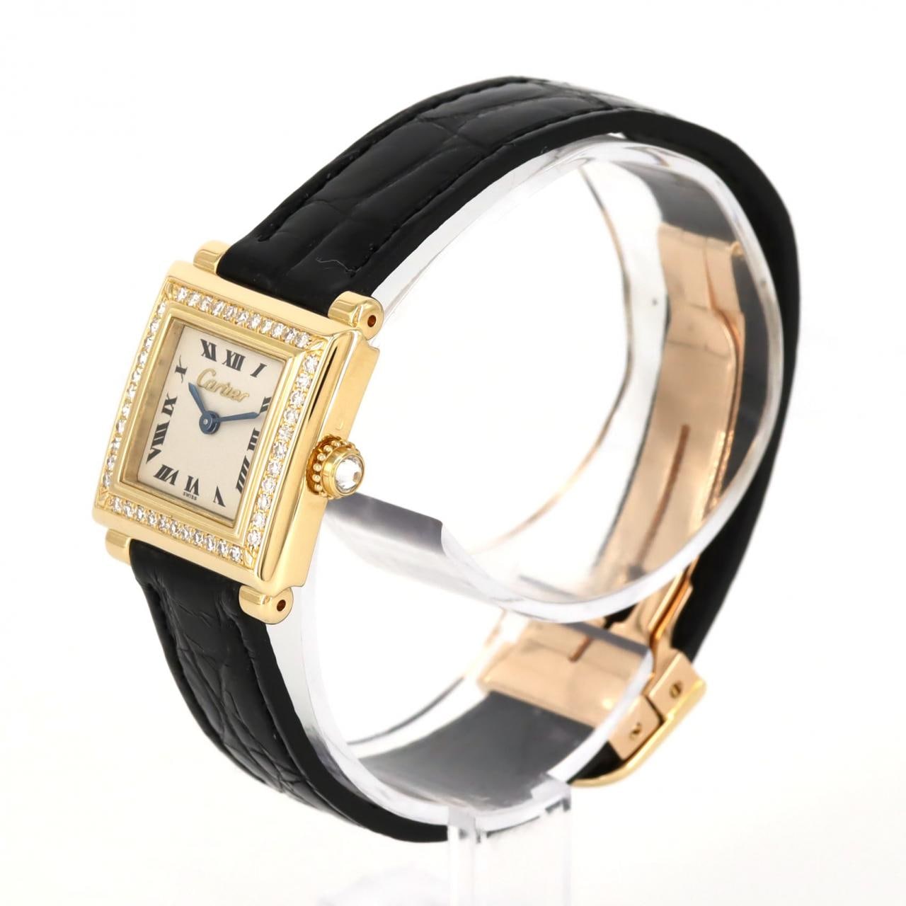 Cartier Trocadero SM YG/D WA900132 黄金石英