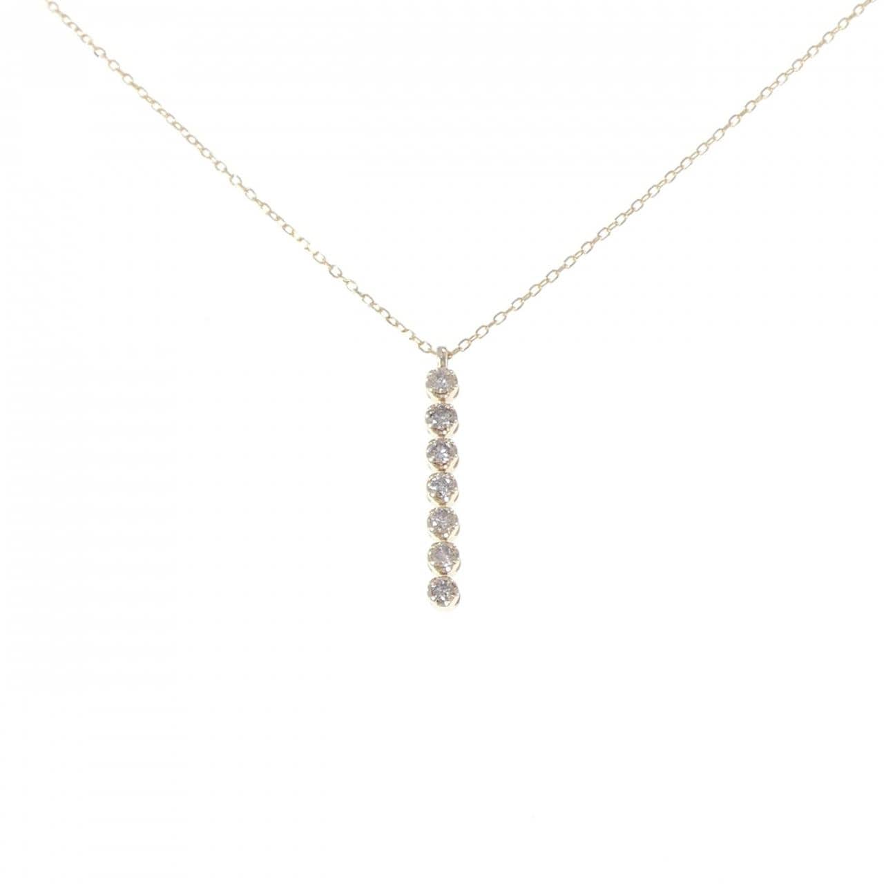 K10YG ダイヤモンド ネックレス 0.20CT