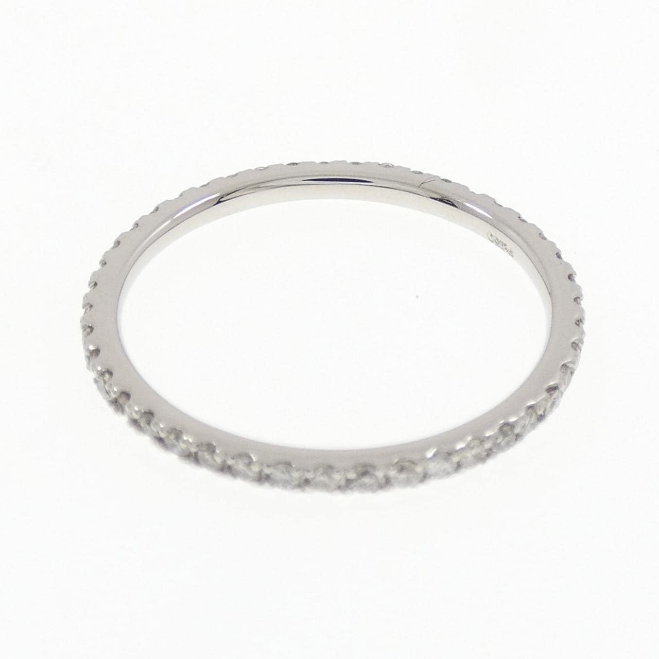 PT950 全鑽石永恆戒指，0.34克拉