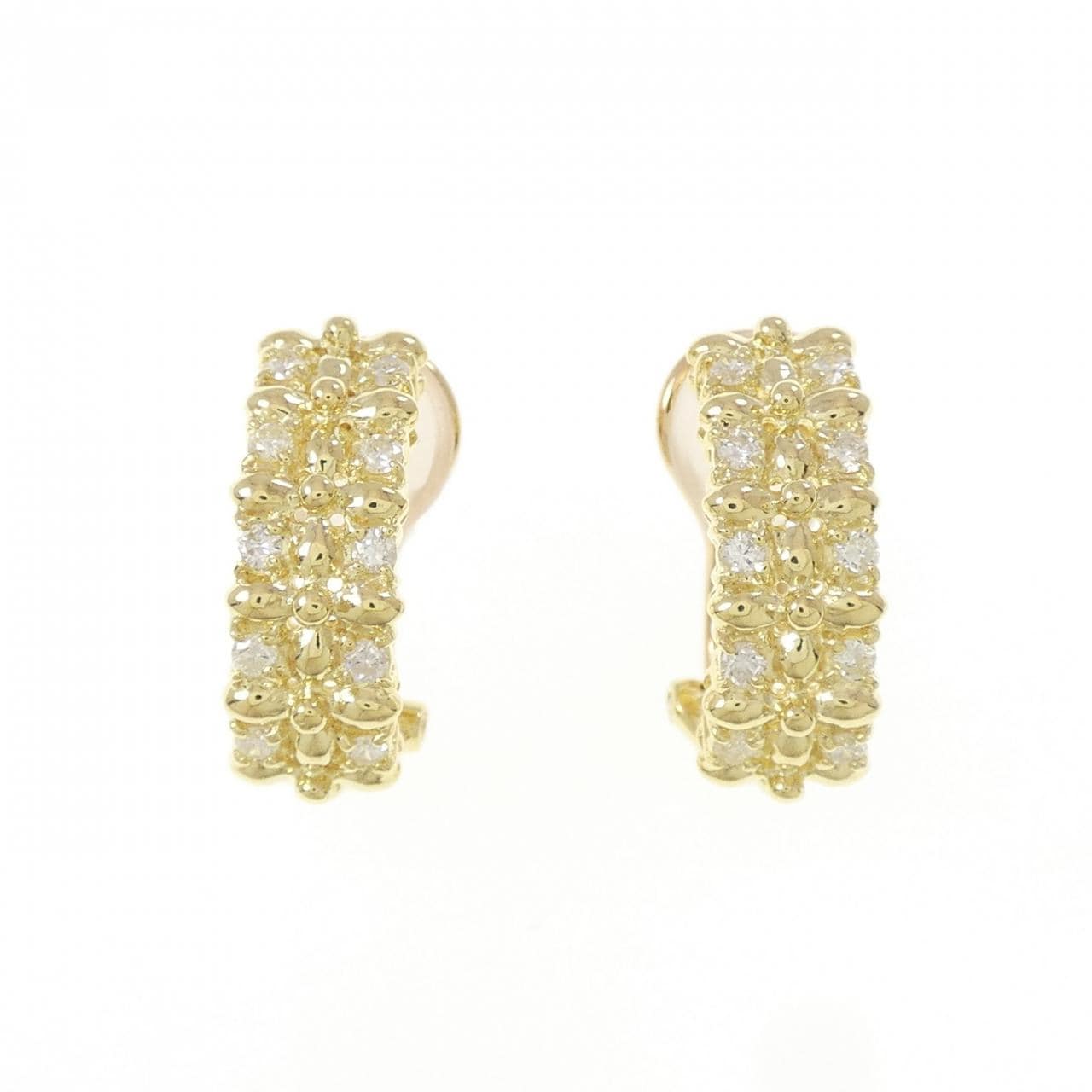 K18YG ダイヤモンド ピアス/イヤリング 0.30CT