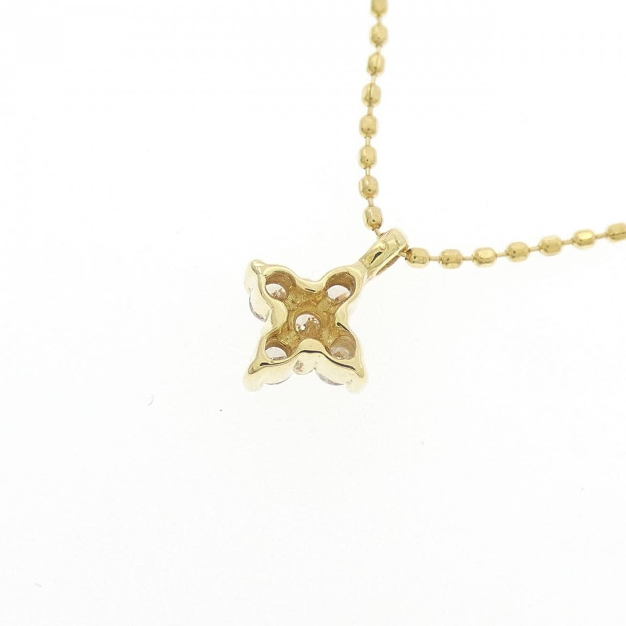 K18YG ダイヤモンド ネックレス 0.1CT