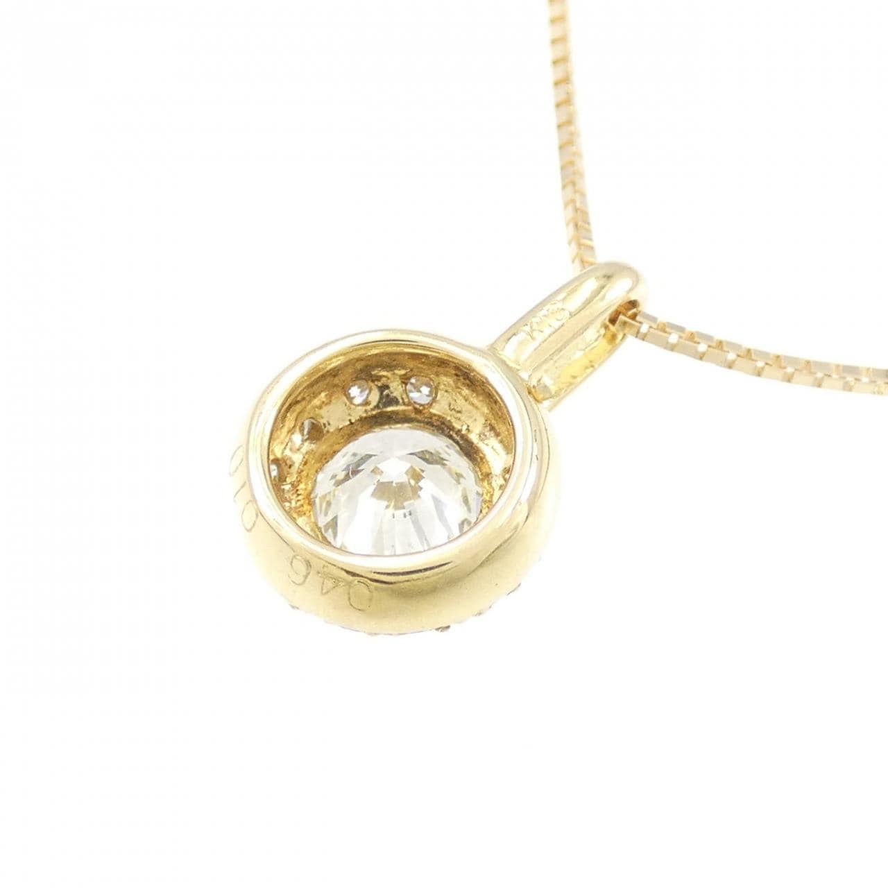 K18YG ダイヤモンド ネックレス 0.46CT