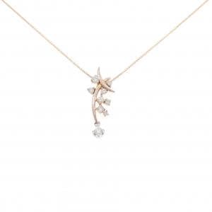 K18PG/K18WG ダイヤモンド ネックレス 0.37CT