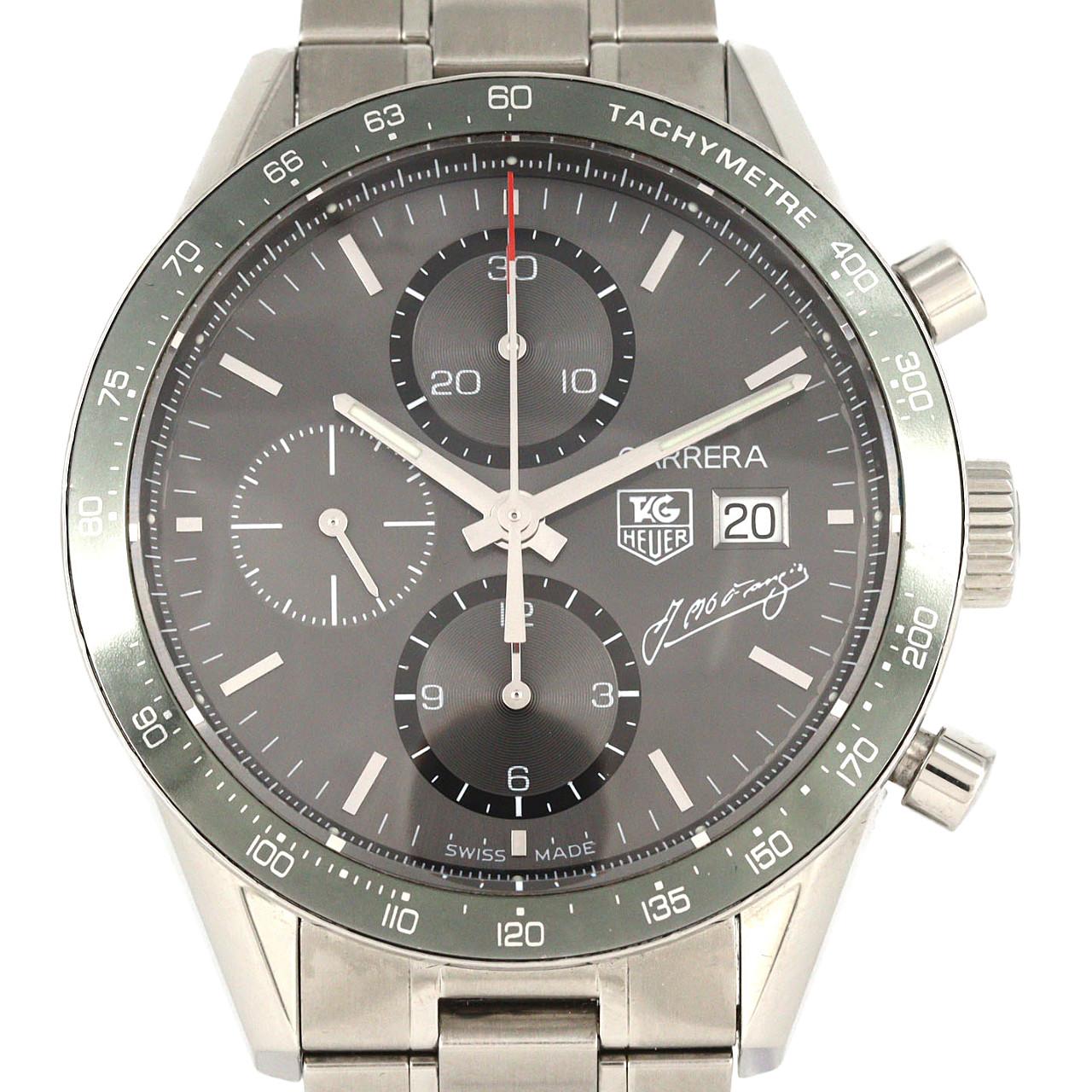 【ノーメンテナンス還元価格】タグ･ホイヤー カレラタキメータクロノグラフ･ファンジオ LIMITED CV201C.FT6007 SS 自動巻