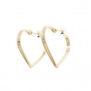 K14YG ハート ピアス