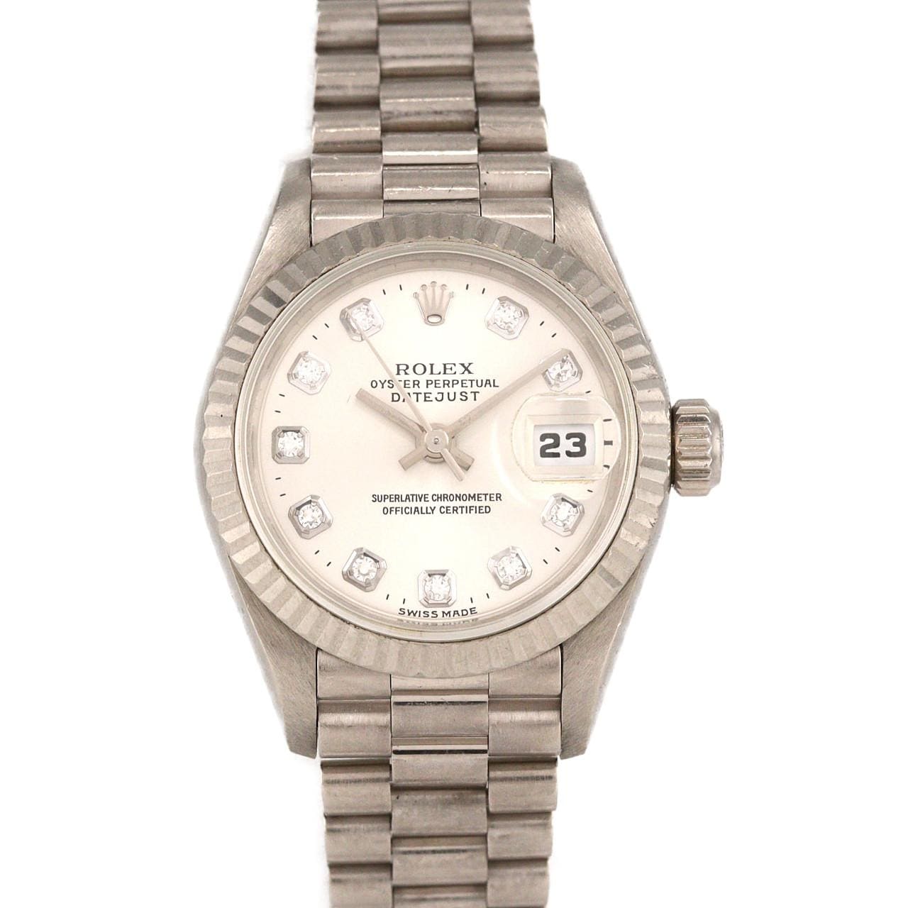 【ノーメンテナンス還元価格】ロレックス デイトジャスト 69179G WG 自動巻 U番