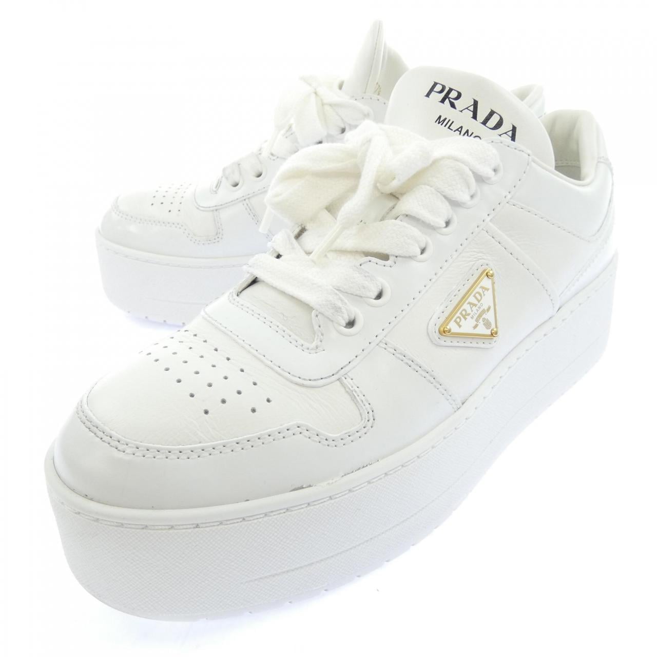 プラダ PRADA トライアングルロゴ ダウンタウン ボールド 1E792M スニーカー