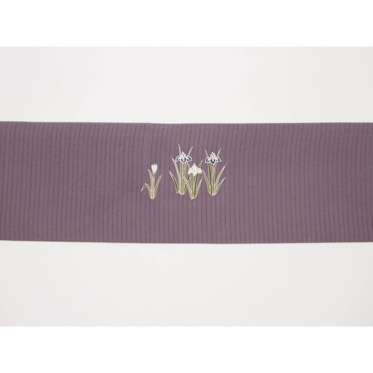 [Unused items] Natsu Nagoya obi Ro Shiose dyed obi Yuzen silver color processing