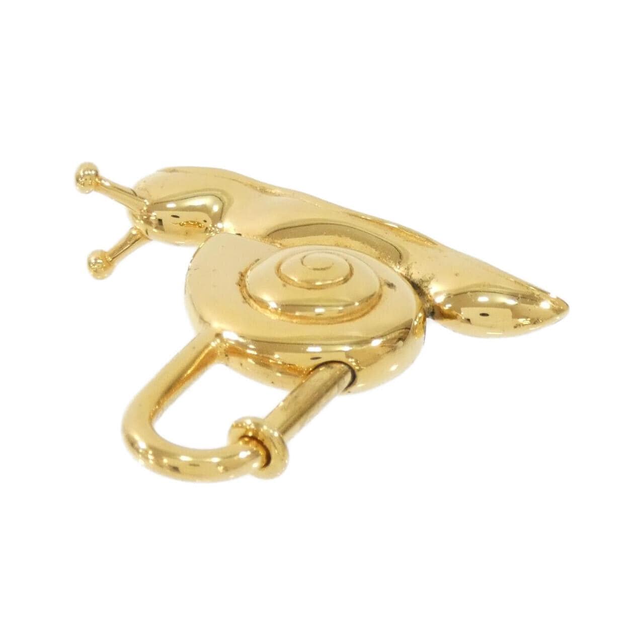 【ヴィンテージ】エルメス SNAIL カデナ キーホルダー
