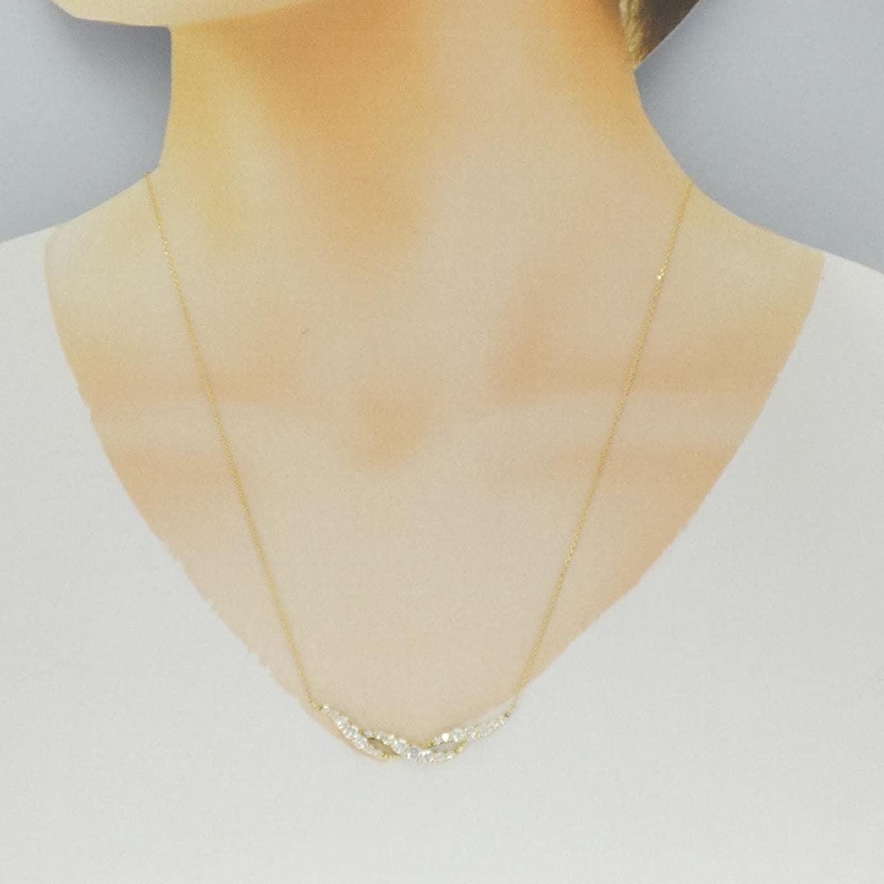 K18YG ダイヤモンド ネックレス 1.00CT