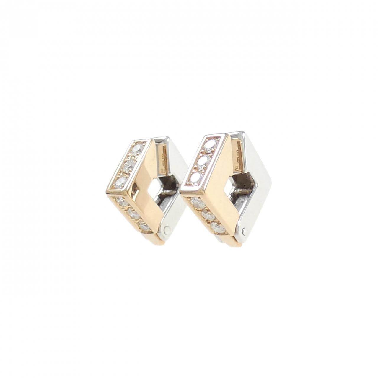 K18PG/K18WG ダイヤモンド イヤリング 0.30CT