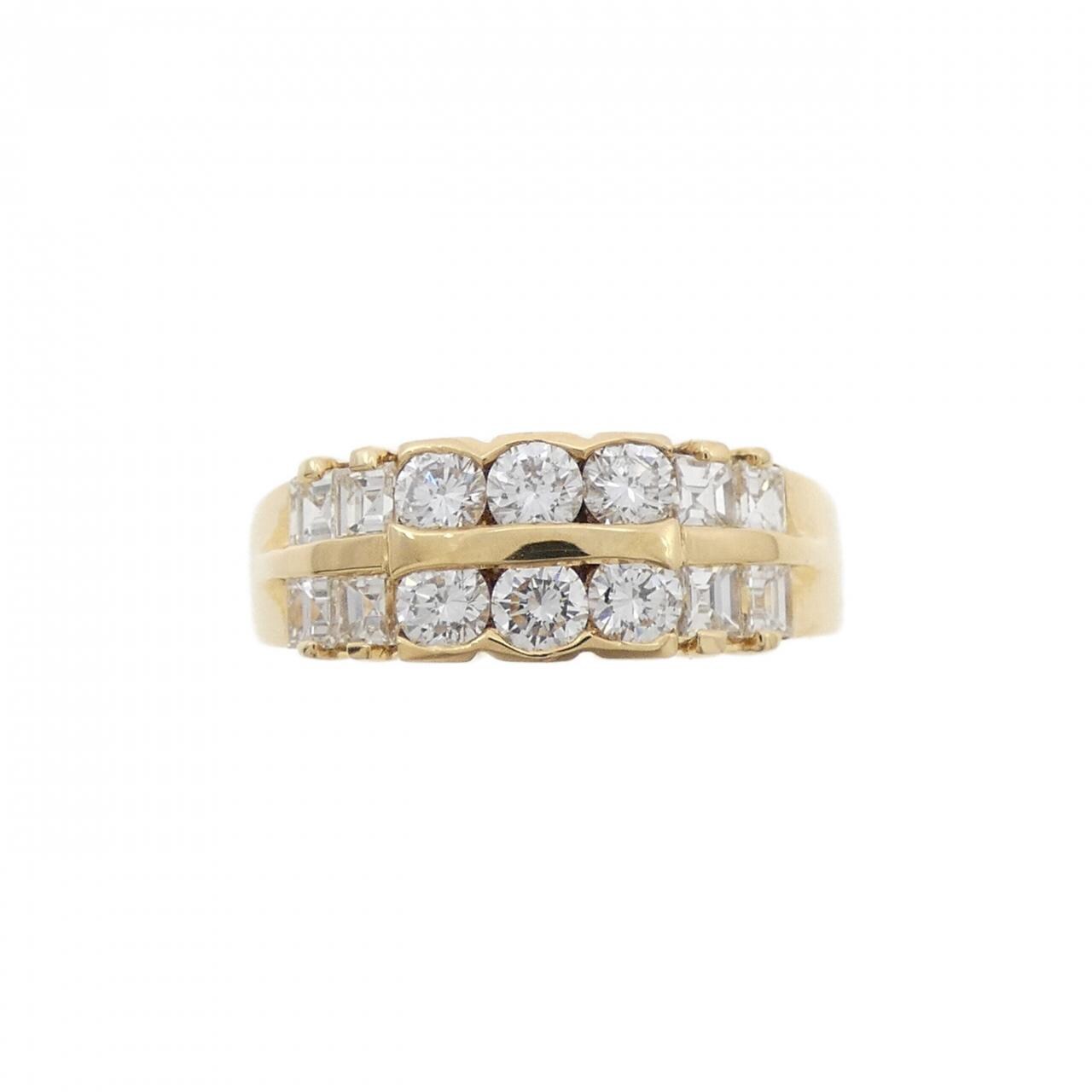 K18YG ダイヤモンド リング 0.47CT