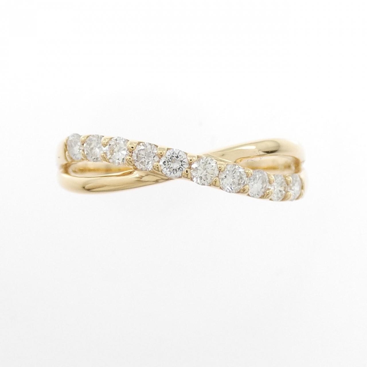 【リメイク】K18YG ダイヤモンド リング 0.30CT