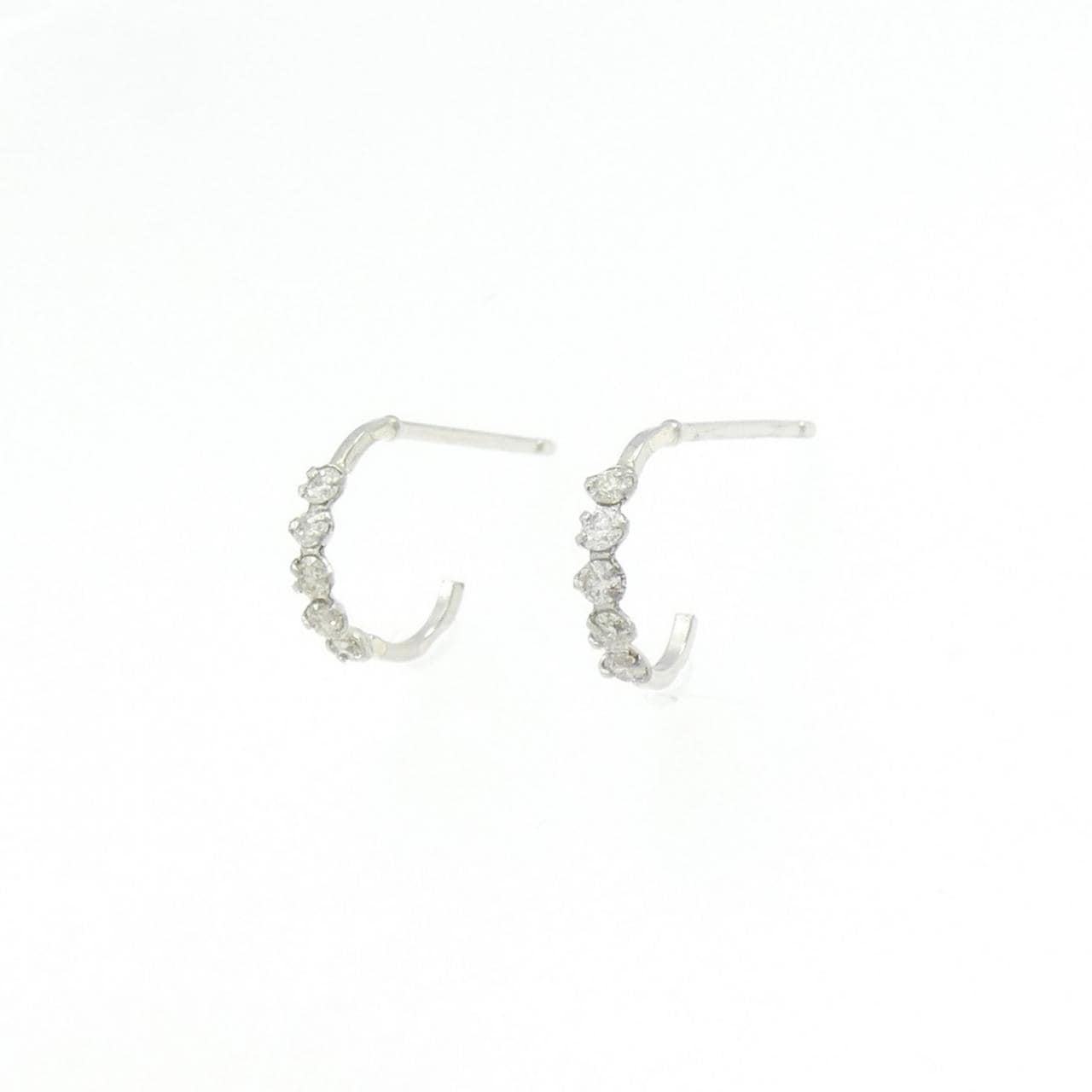 【新品】PT900 ダイヤモンド ピアス 0.14CT