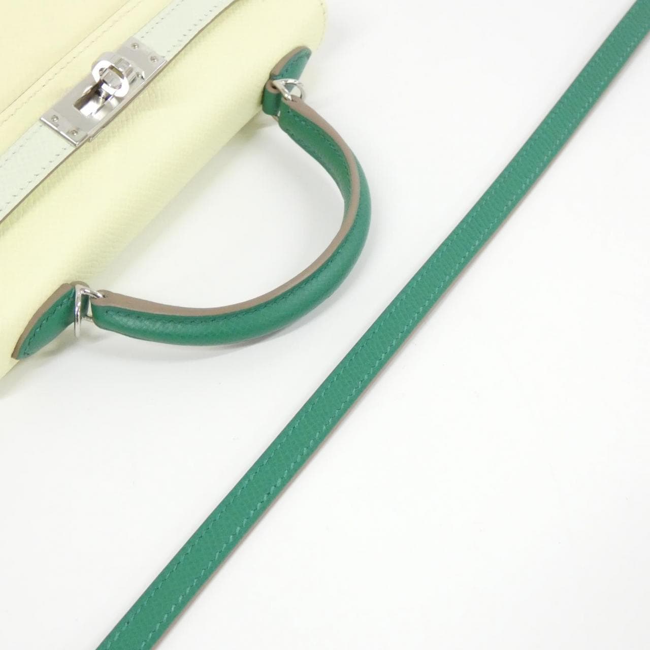 【未使用品】エルメス ミニ ケリー2 トリコロール MINI 082732CK バッグ