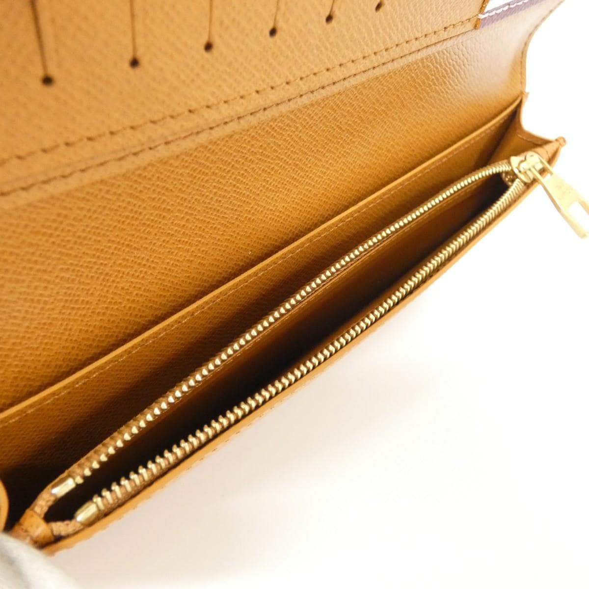 [未使用品] LOUIS VUITTON Monogram Heritage Portefeuille Brazza M15156 钱包
