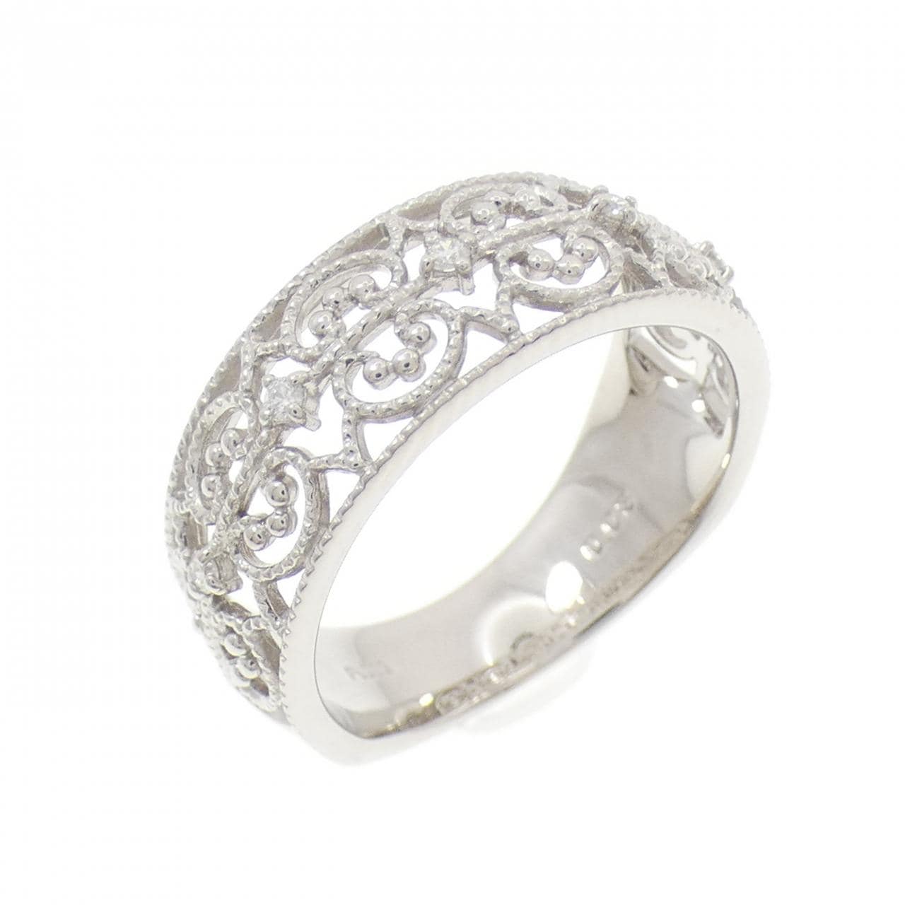 PT999 ダイヤモンド リング 0.03CT