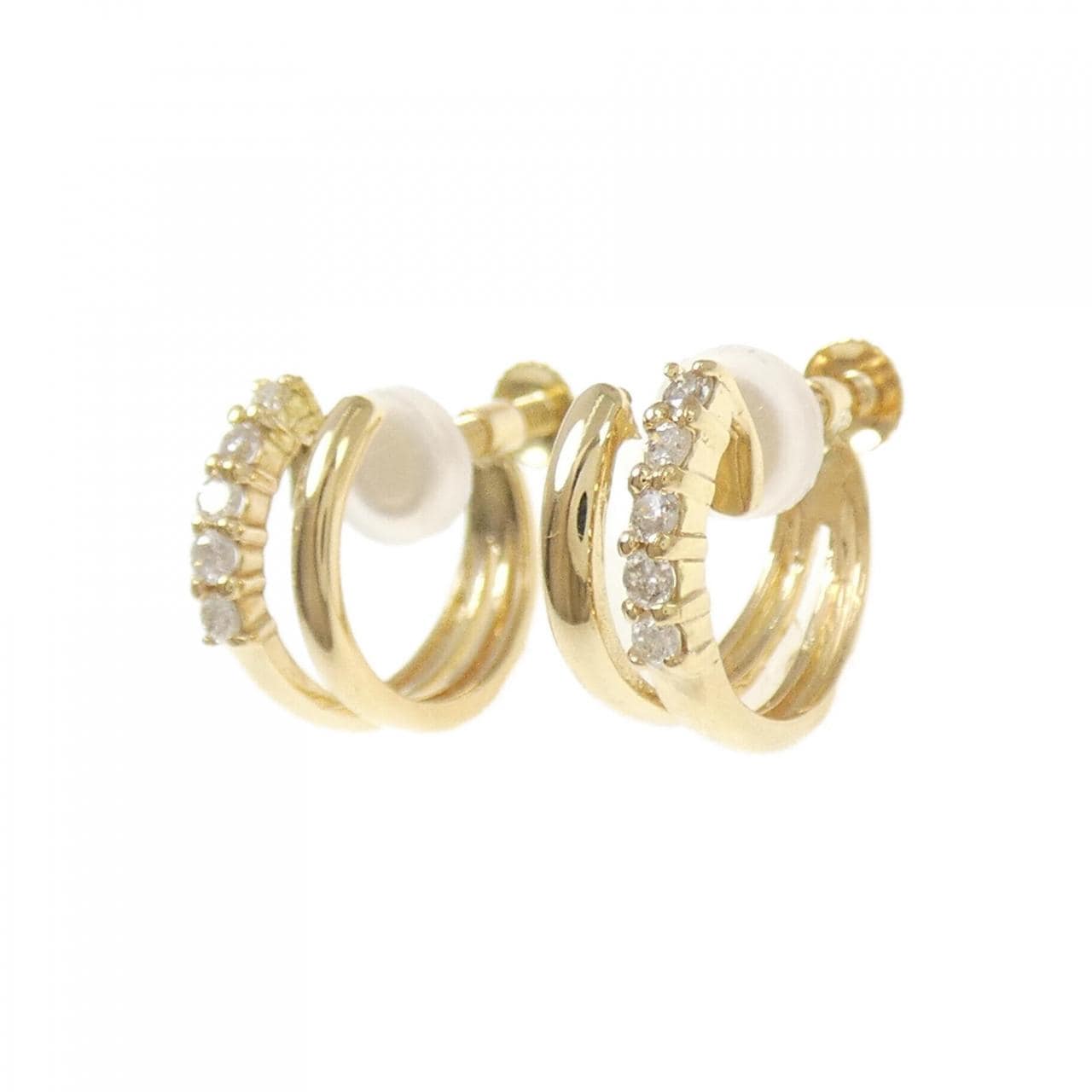 K18YG ダイヤモンド イヤリング 0.20CT