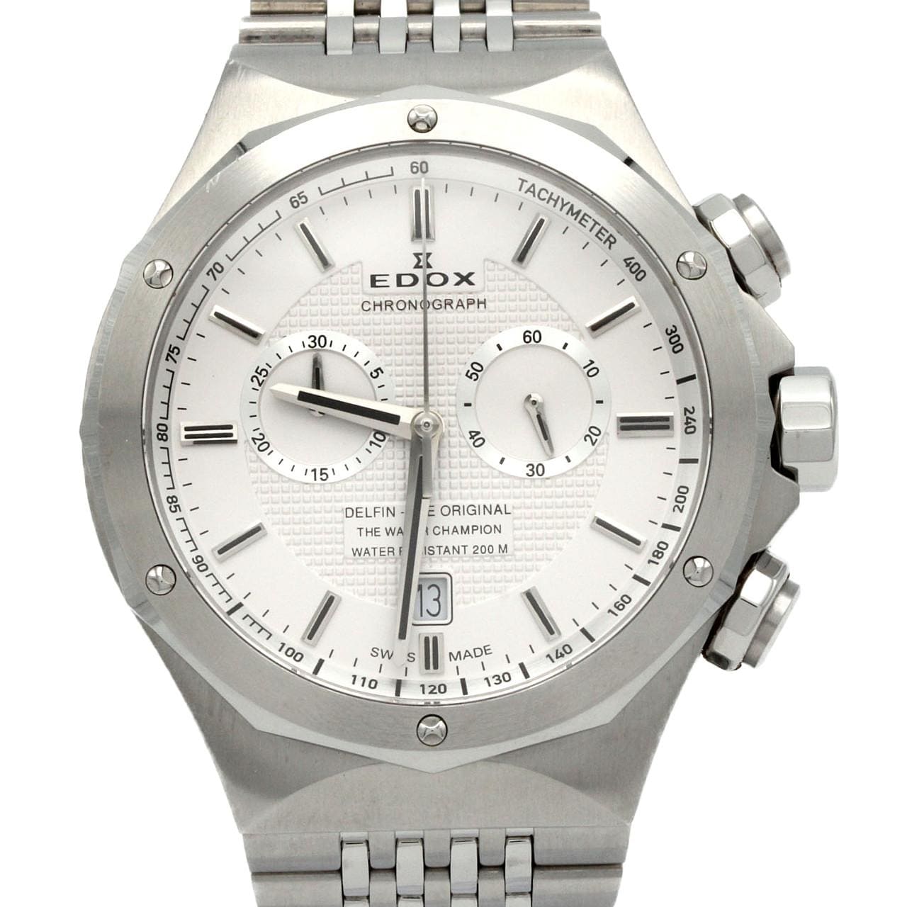 エドックス デルフィン オリジナルクロノ 10108-3-AIN SS クォーツ