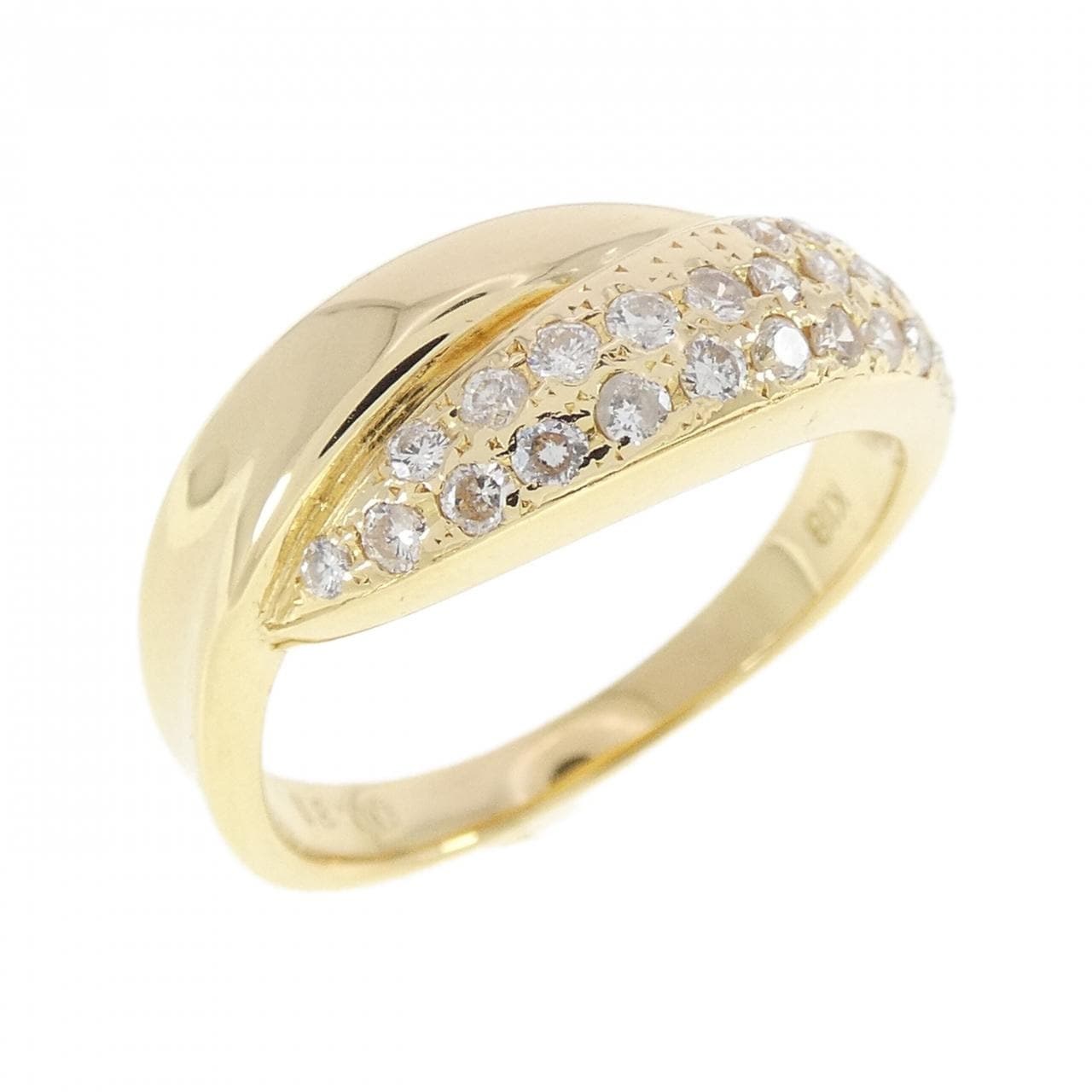 K18YG ダイヤモンド リング 0.31CT