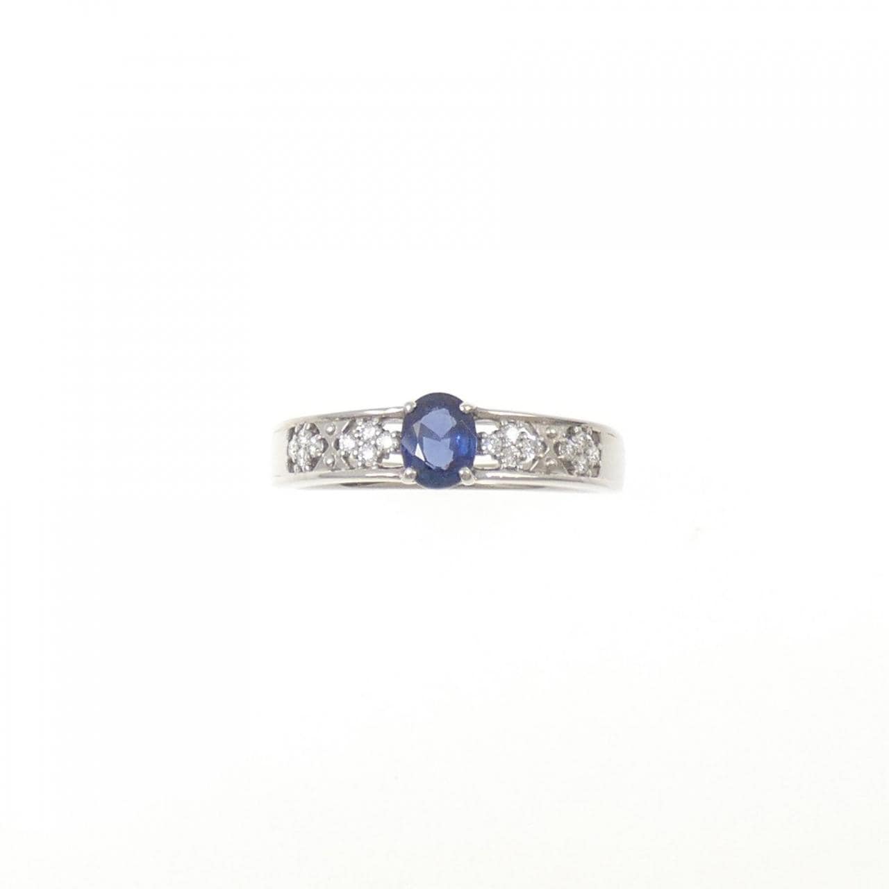PT950 サファイヤ リング 0.44CT