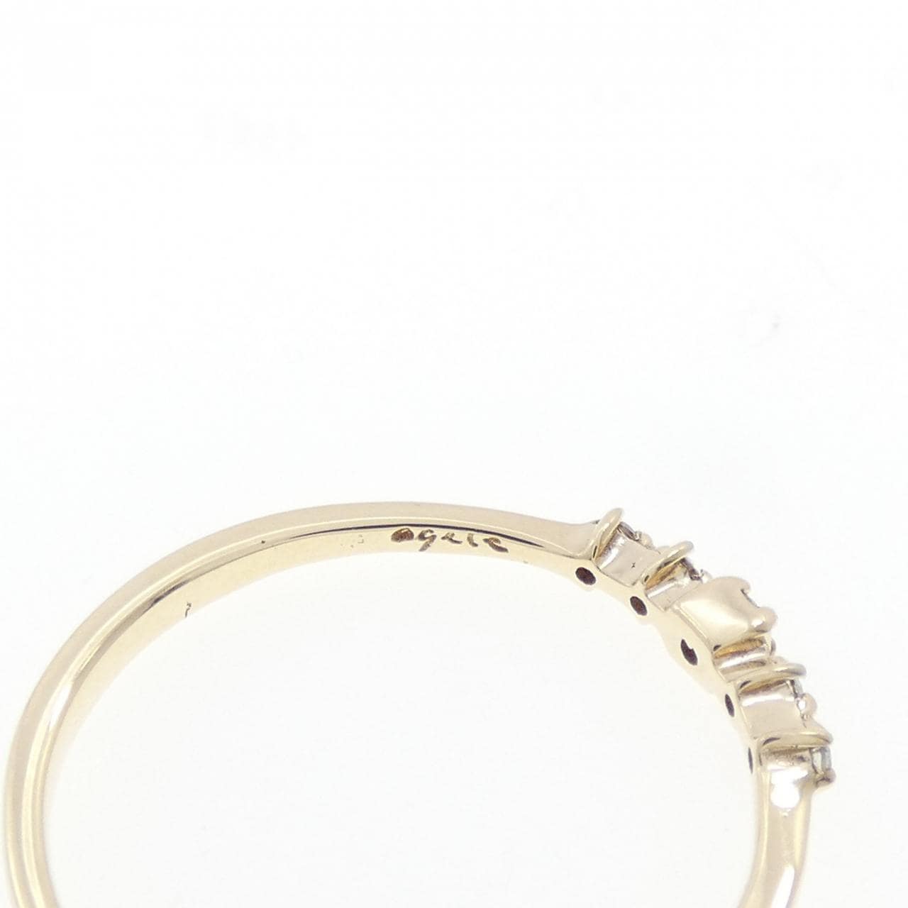 アガット ダイヤモンド リング 0.03CT