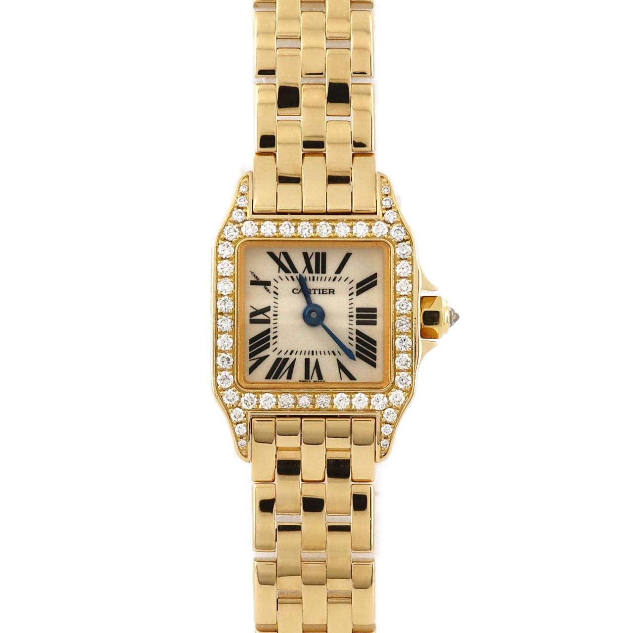 Cartier Mini Santos de Moiselle YG/D WF9006Y7 YG Quartz