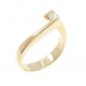 K18YG ダイヤモンド リング 0.15CT