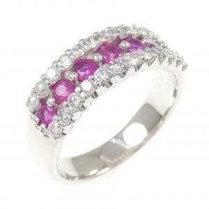 PT900 ルビー リング 0.66CT