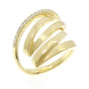 K18YG ダイヤモンド リング 0.18CT