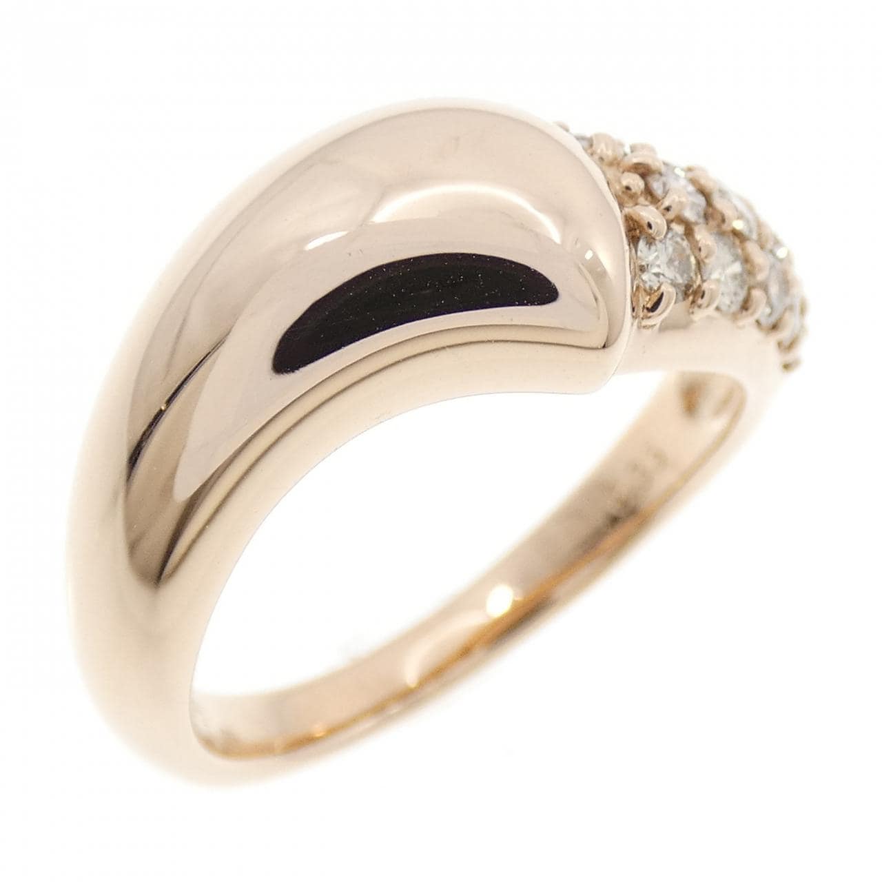 K18PG ダイヤモンド リング 0.35CT