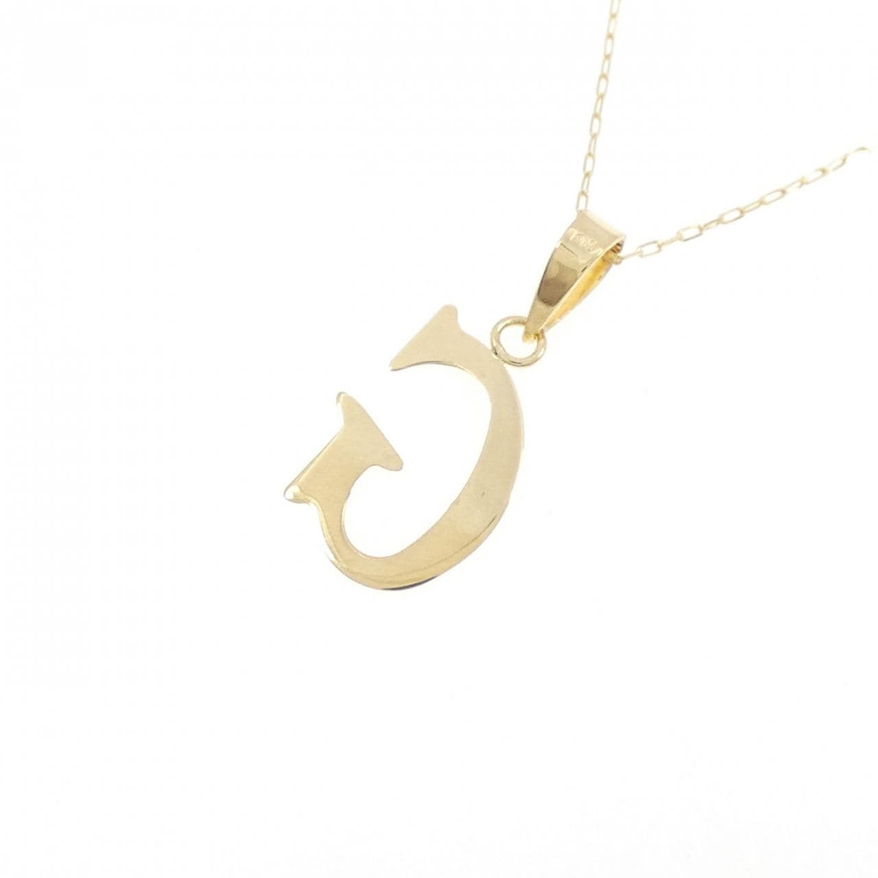 【新品】K18YG イニシャルG ネックレス