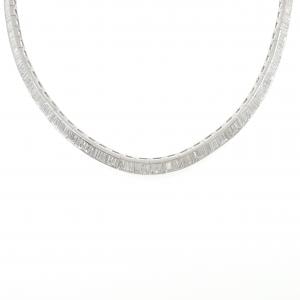 K18WG ダイヤモンド ネックレス 10.38CT
